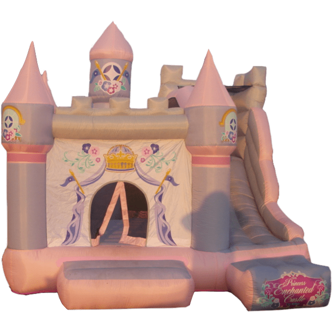 KIDWISE Princess Enchanted Castle with Slide - Backyard Marketplace
