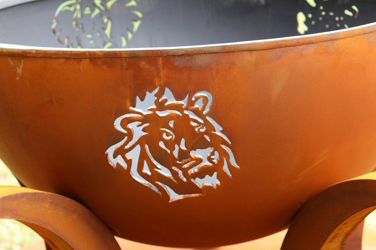 Fire Pit Art Africa's Big Five - Backyard Marketplace