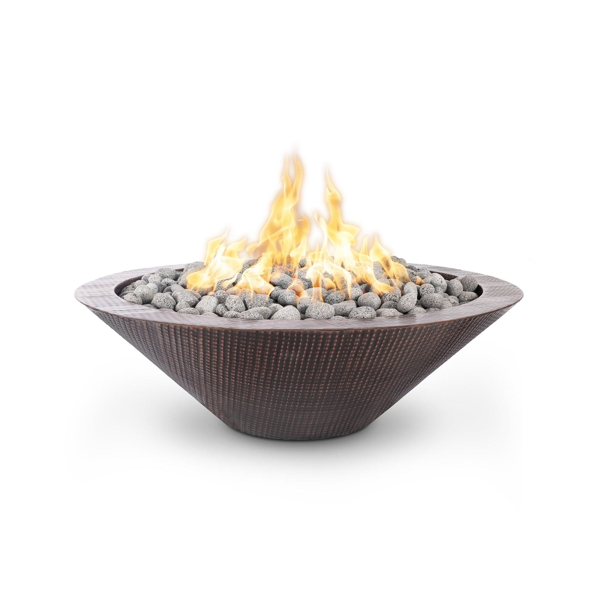 The Outdoor Plus Cazo 48" Copper Narrow Ledge Fire Pit
