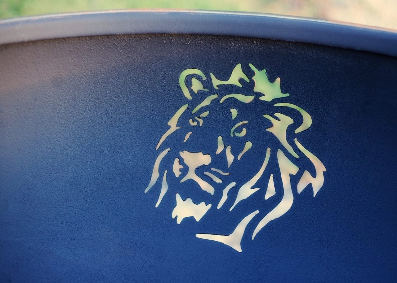 Fire Pit Art Africa's Big Five - Backyard Marketplace