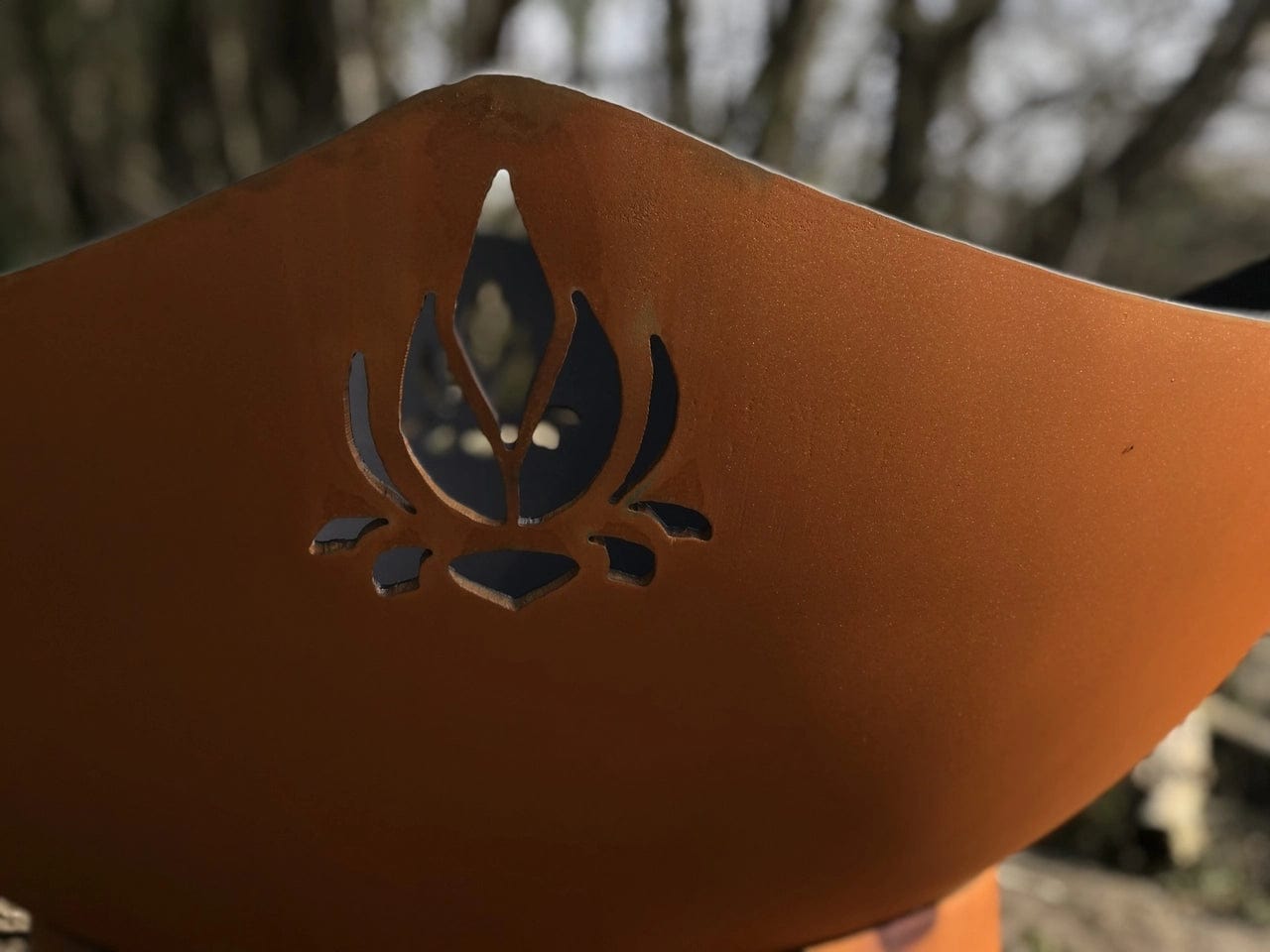 Fire Pit Art Namaste - Backyard Marketplace