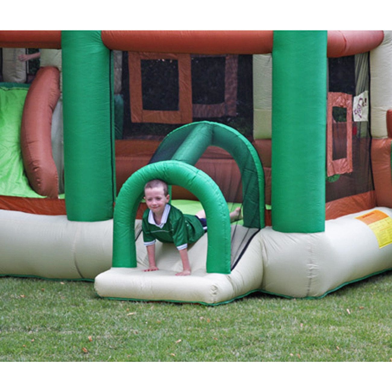 Kidwise Outdoors Clubhouse Climber Bounce House