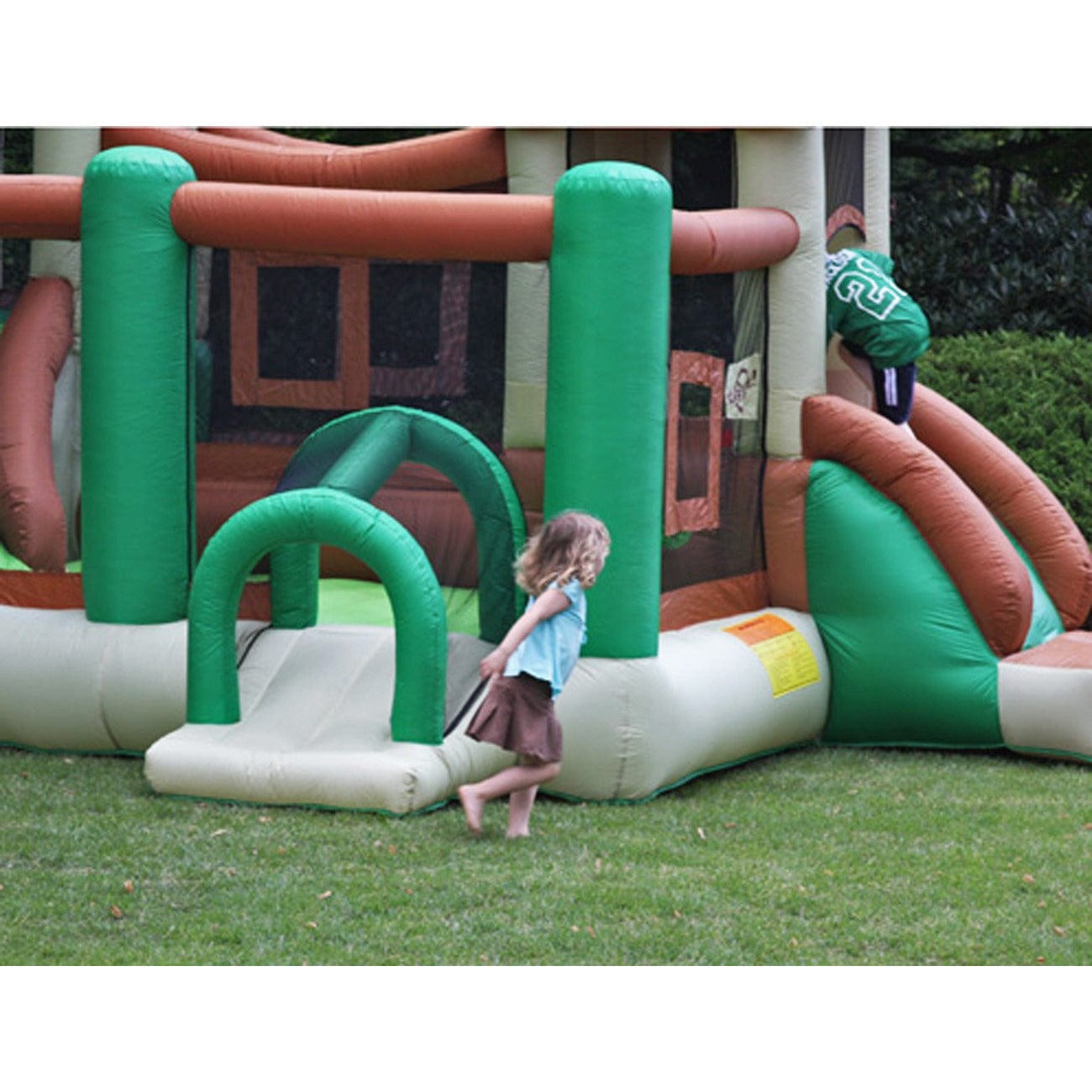 Kidwise Outdoors Clubhouse Climber Bounce House