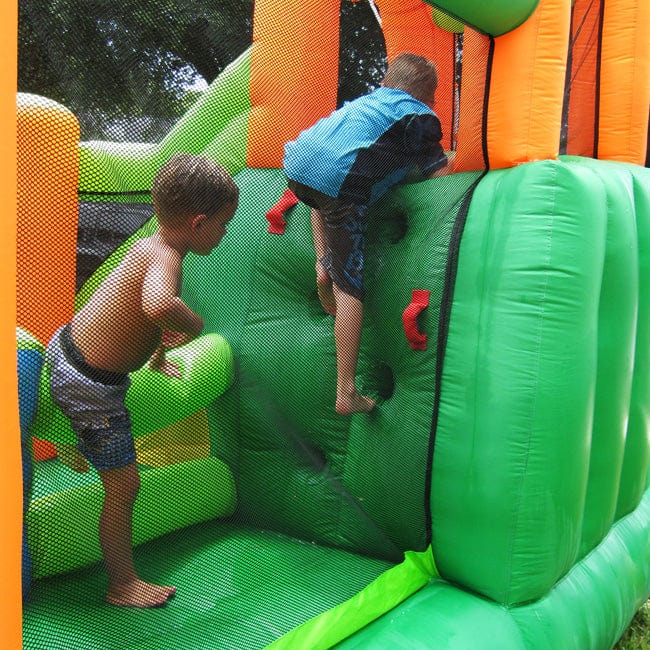 KidWise Endless Fun 11 in 1 Inflatable Bounce House with Waterslide - Backyard Marketplace