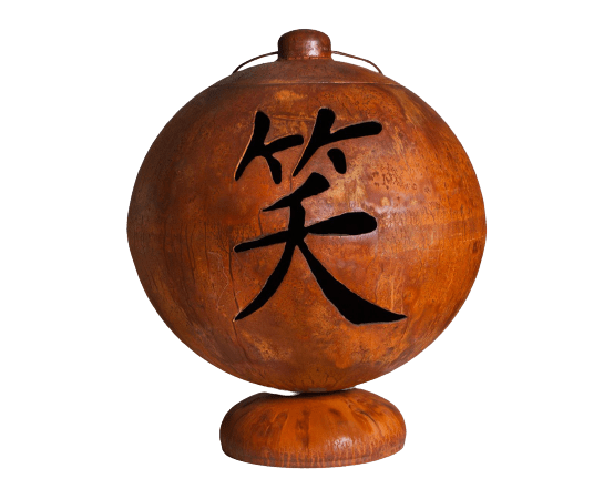 Ohio Flame 30" Fire Globe "Live, Laugh, Love"