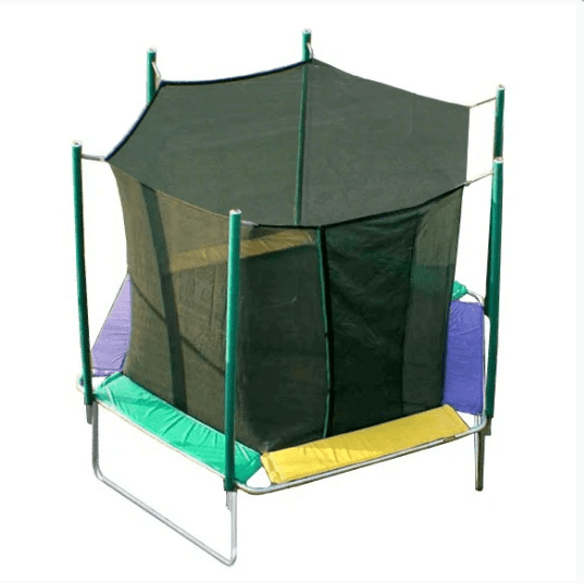 Magic Circle 12' Hexagon Trampoline With Safety Enclosure