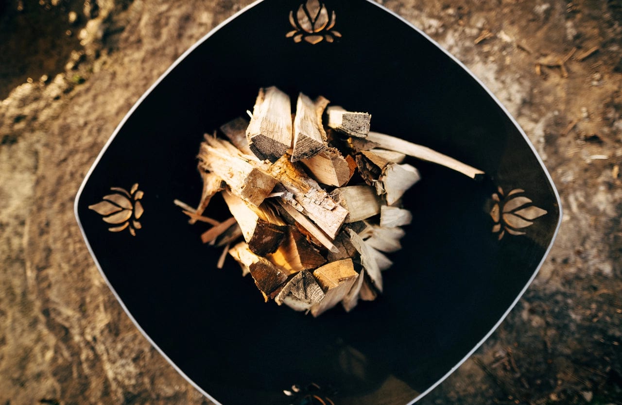 Fire Pit Art Namaste - Backyard Marketplace