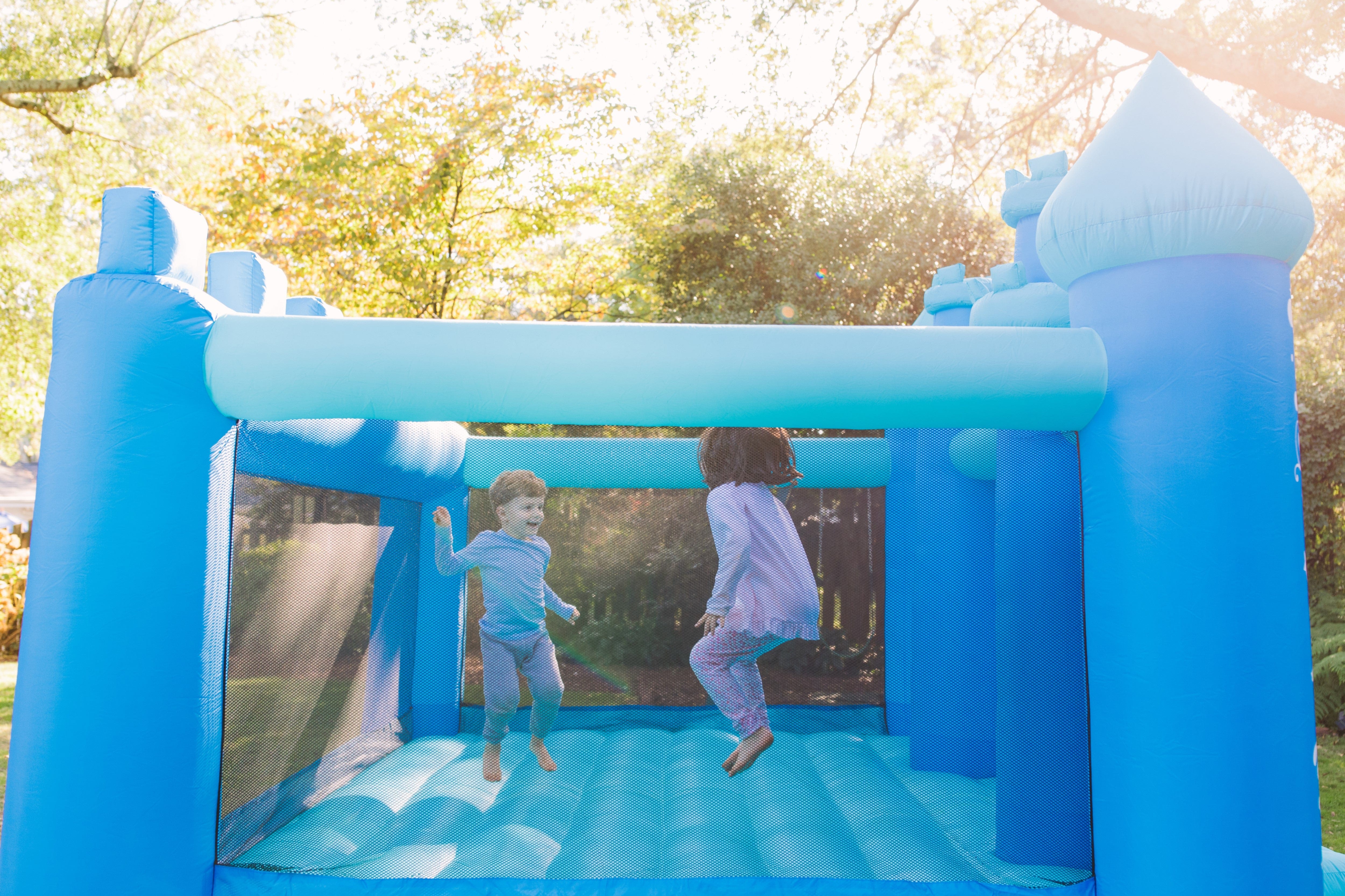 KidWise Princess Party Palace Bouncer - Inflatable Bounce House - Backyard Marketplace