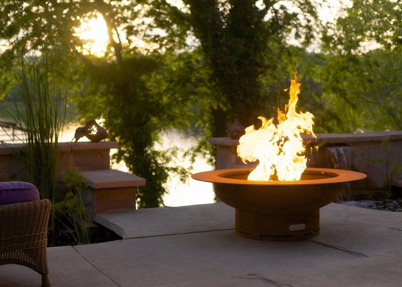 Fire Pit Art Saturn - Backyard Marketplace