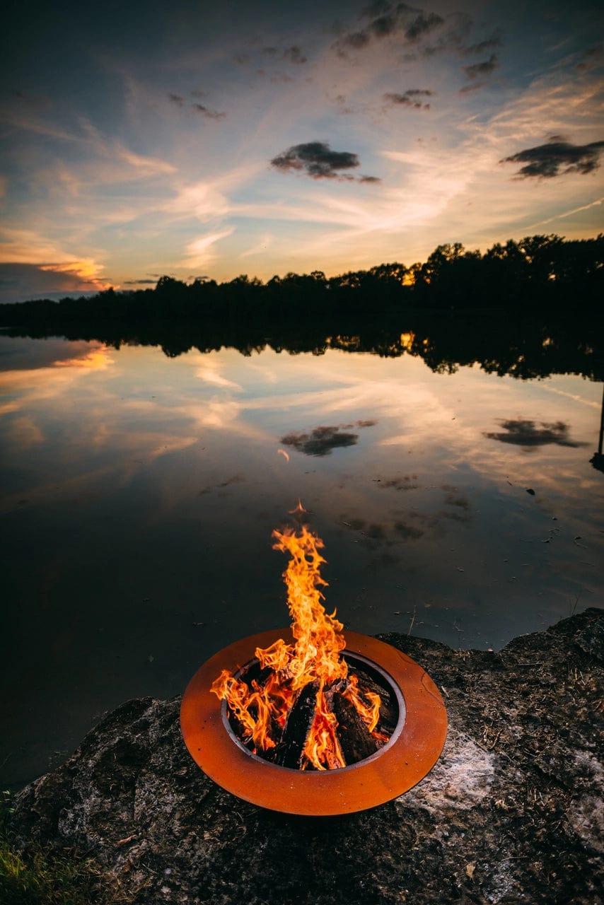 Fire Pit Art Saturn - Backyard Marketplace