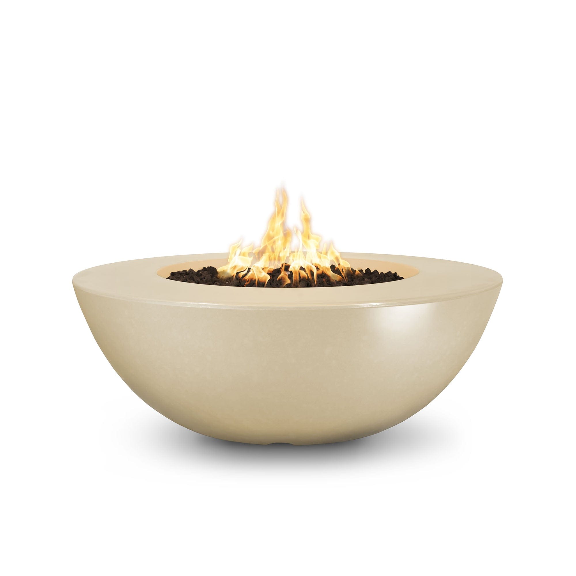 The Outdoor Plus 48" Sedona Wide Ledge Concrete Fire Pit - Backyard Marketplace