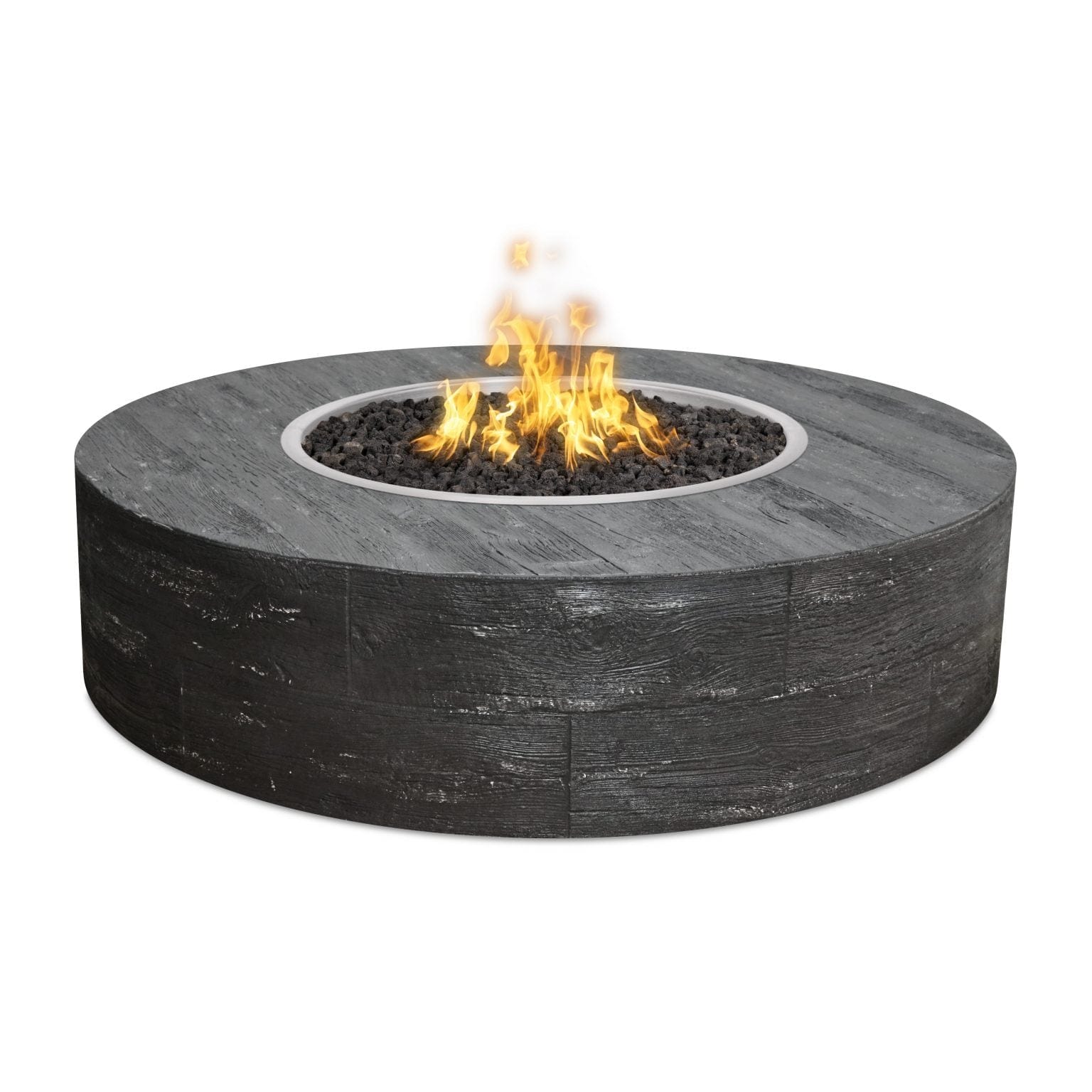 The Outdoor Plus Sequoia Wood Grain Fire Pit 42" - Backyard Marketplace