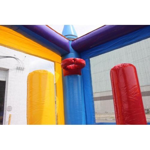 14' Crayon Commercial Moonwalk Bounce House | Inflatable Jump House