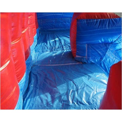 19'H Tsunami Dual Lane Inflatable Wet/Dry Slide With Pool - Backyard Marketplace