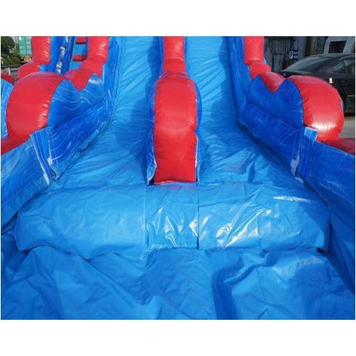 19'H Tsunami Dual Lane Inflatable Wet/Dry Slide With Pool - Backyard Marketplace