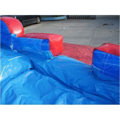 19'H Tsunami Dual Lane Inflatable Wet/Dry Slide With Pool - Backyard Marketplace