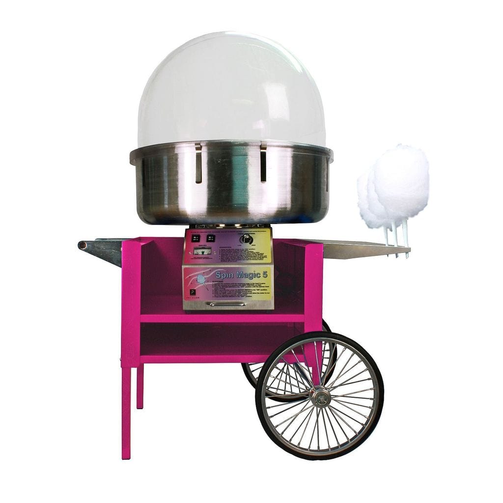 Pink Deep Well Cotton Candy Cart