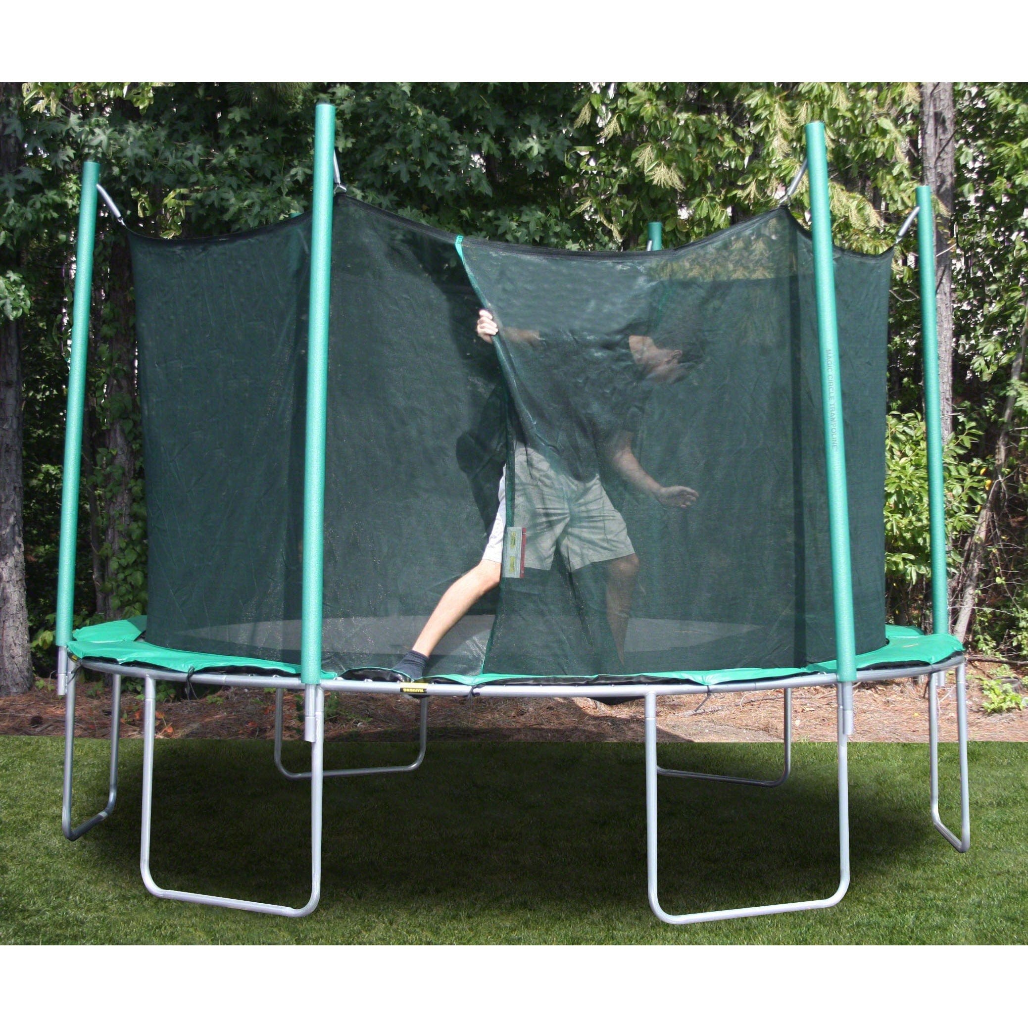 Magic Circle 13.5' Round Trampoline With Safety Enclosure