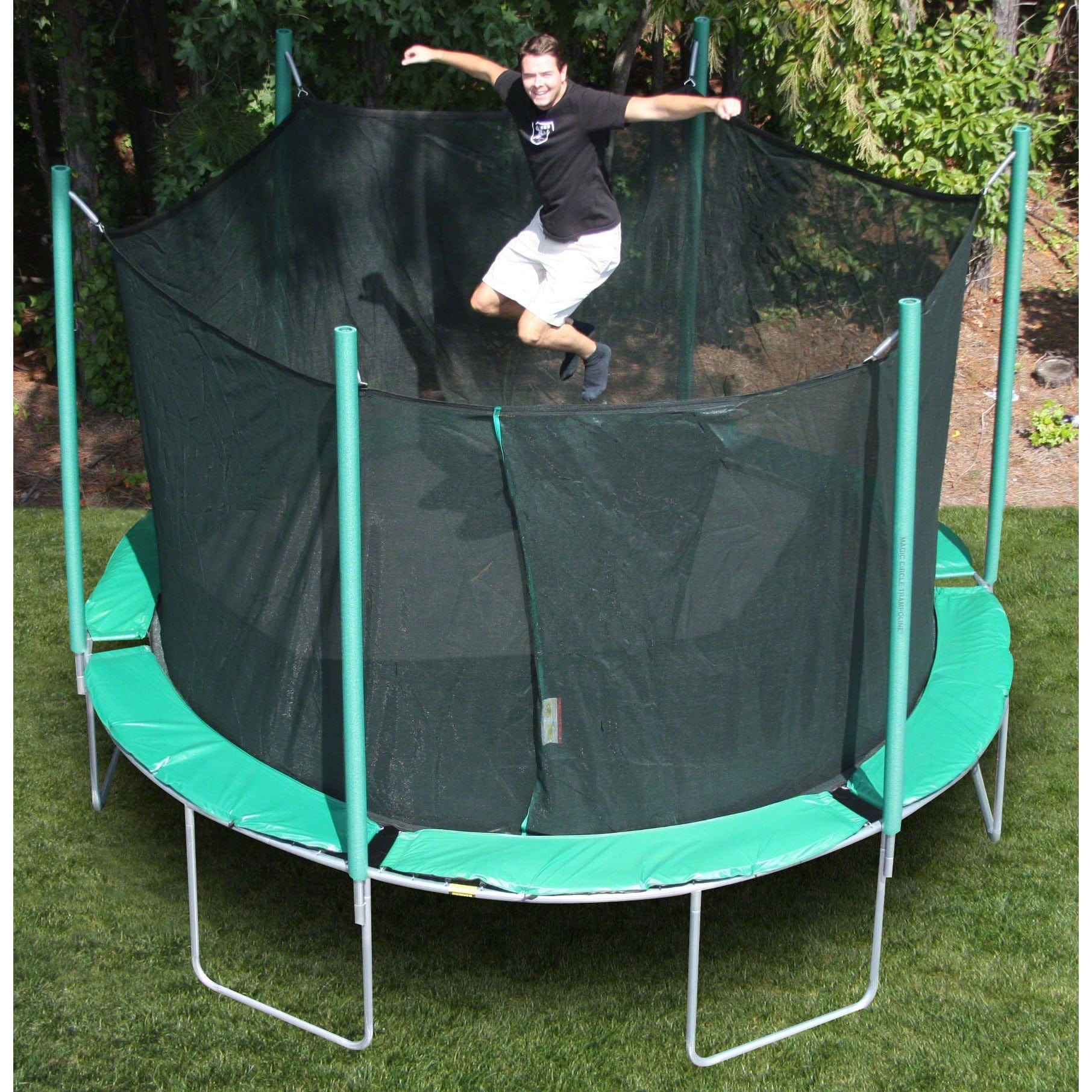Magic Circle 13.5' Round Trampoline With Safety Enclosure