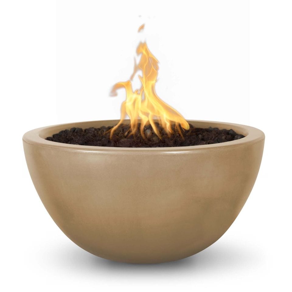 The Outdoor Plus Luna 30" Concrete Fire Pit