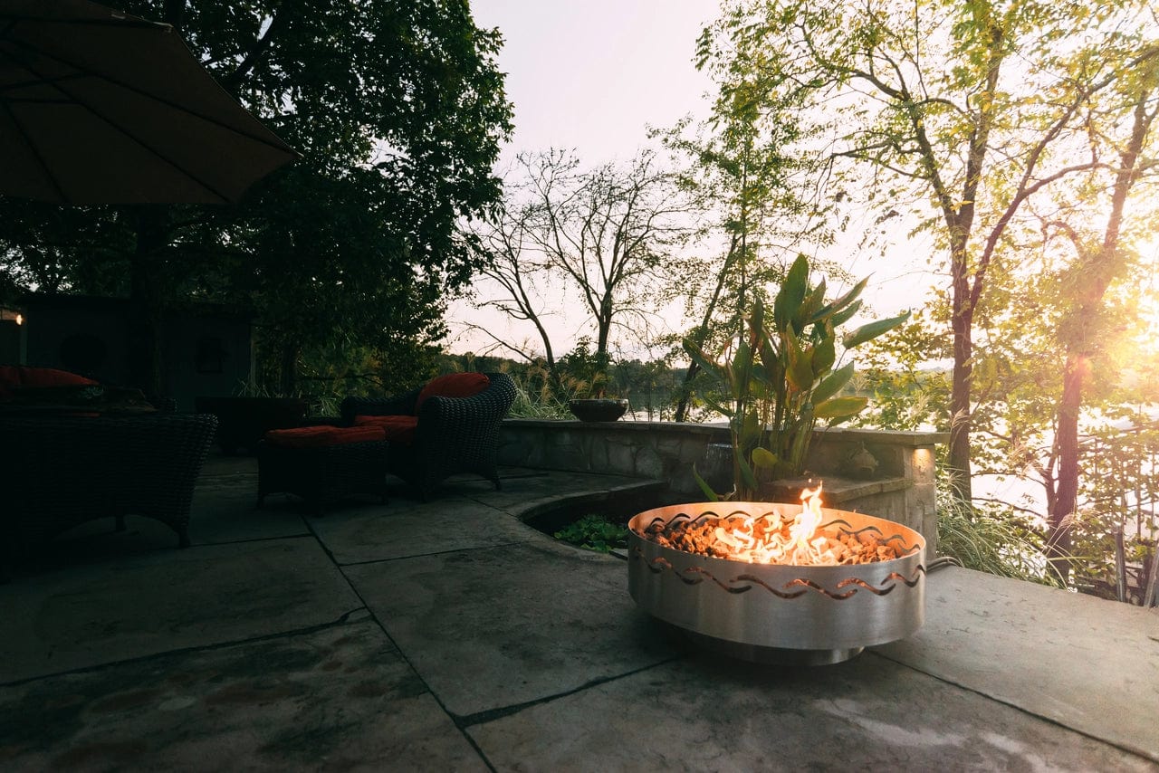 Fire Pit Art Fire Surfer