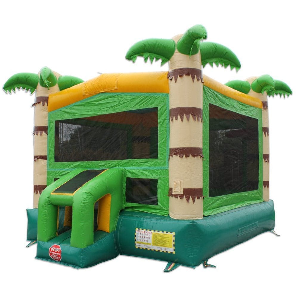 14' Palm Tree Commercial Moonwalk Bounce House