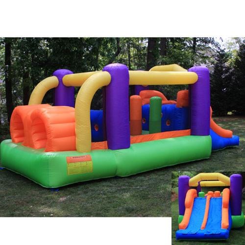 KidWise Obstacle Speed Racer Bounce House