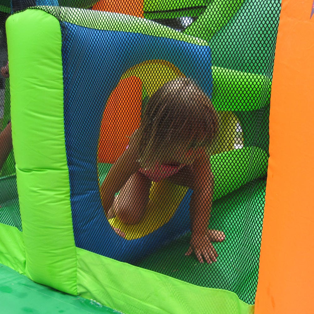 KidWise Endless Fun 11 in 1 Inflatable Bounce House with Waterslide