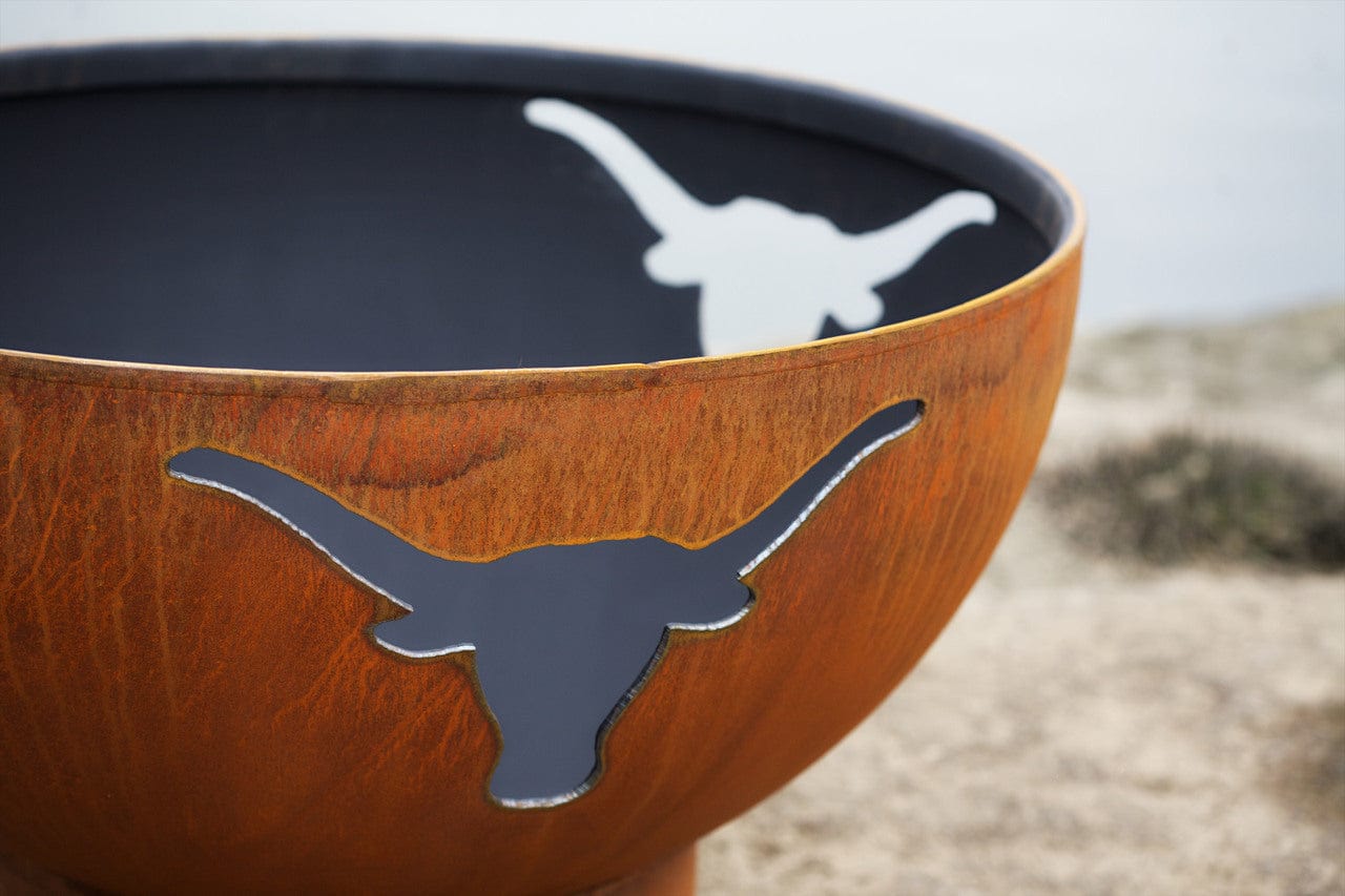 Fire Pit Art Long Horn