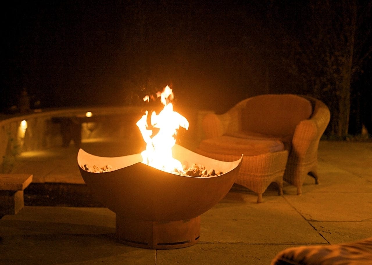 Fire Pit Art Manta Ray
