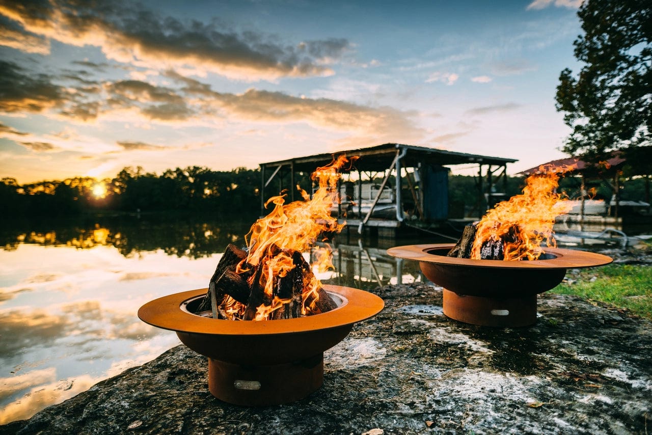 Fire Pit Art Saturn
