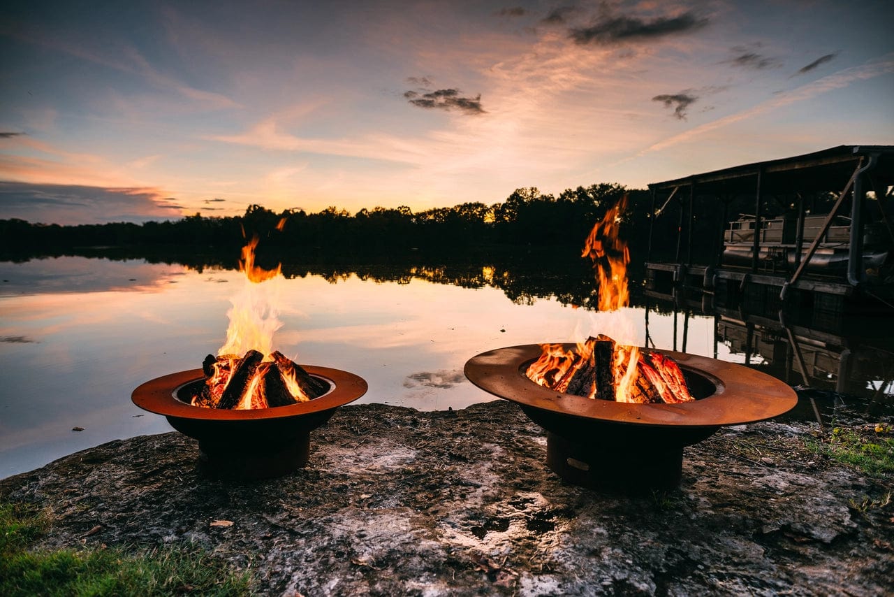 Fire Pit Art Saturn