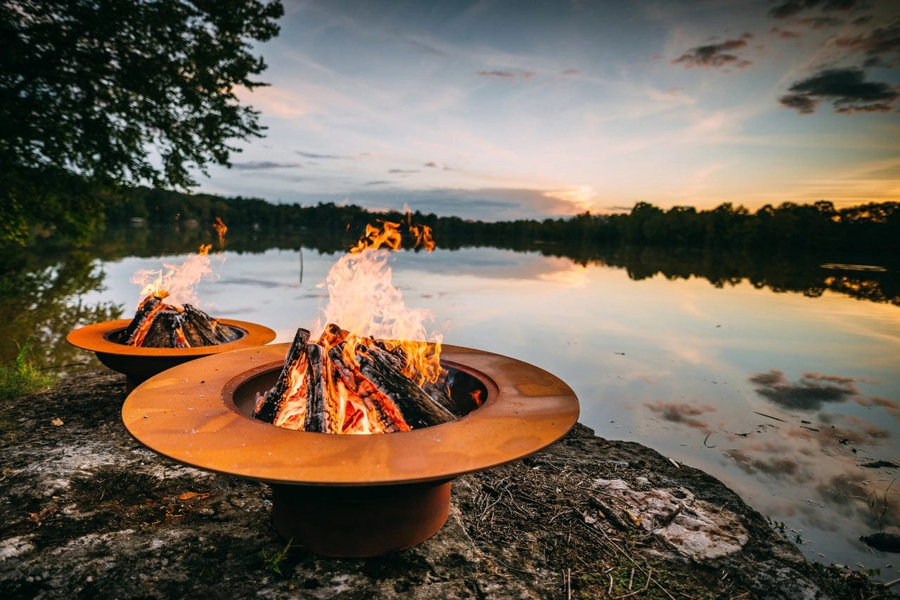 Fire Pit Art Saturn