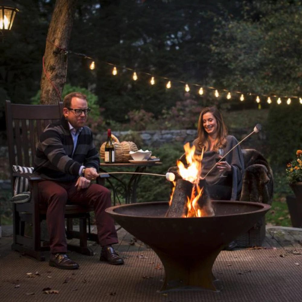 Arteflame Black Label Classic 40" Fire Pit - Low Round Base