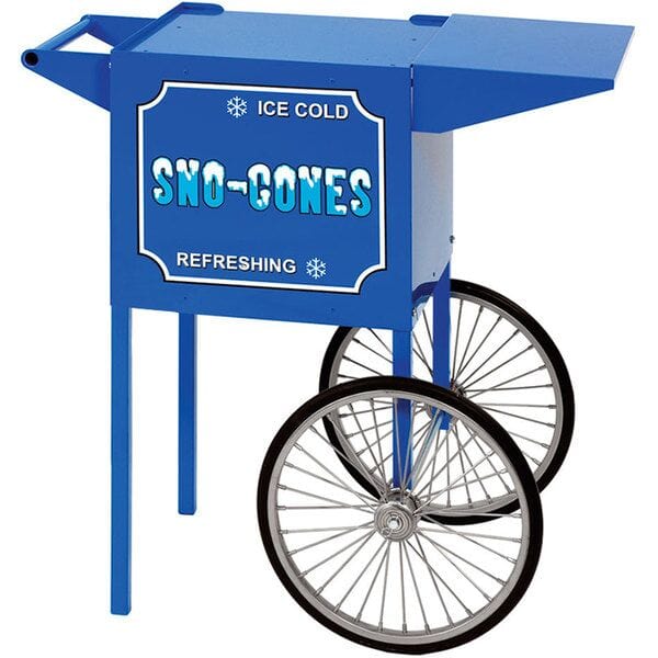 Small Blue Snow Cone Cart